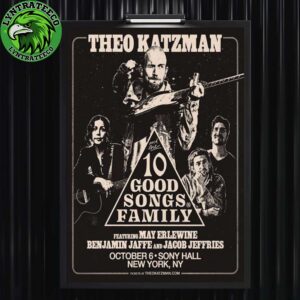 Theo Katzman Live Show Music At Sony Hall In New York NY On Octorber 06 2025 Home Decor Poster Canvas