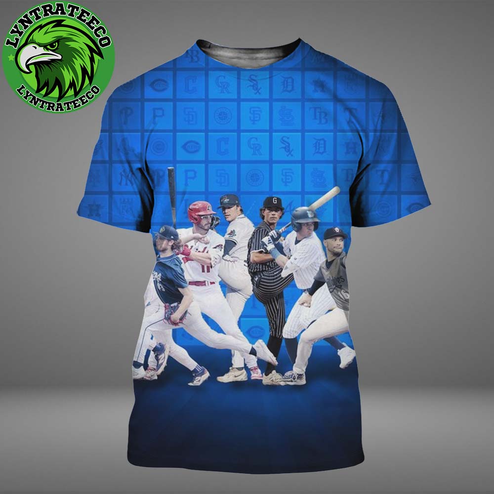 Top 13 MLB 2025 Prospects All Over Print Shirt