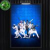 Matchup Philadelphia Phillies Vs Los Angeles Dodgers Will Meet In The Playoffs MLB 2025 Home Decor Poster Canvas