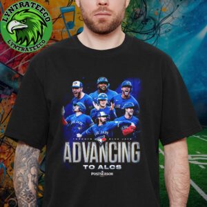 Toronto Blue Jays For Advancing To ALCS Champions Postseason MLB 2025 Unisex T-Shirt