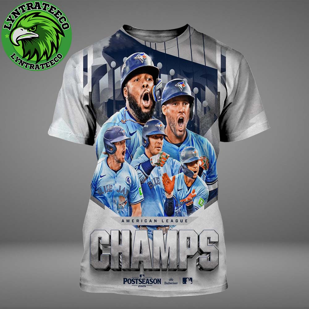 Toronto Blue Jays For American League Champions MLB 2025 All Over Print Shirt Toronto Blue Jays For American League Champions MLB 2025 All Over Print Shirt