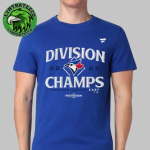 Toronto Blue Jays Top Of The East Fanatics Royal MLB 2025 AL East Division Champions Locker Room T-Shirt