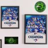 Seattle Mariners Best In The West 2025 MLB AL West Division Champions Seize The Moment Home Decor Poster Canvas