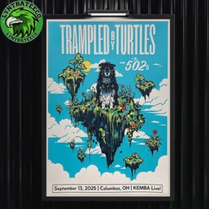 Trampled By Turtles And The 502s At Kemba Live In Columbus OH On September 13 2025 Home Decor Poster Canvas