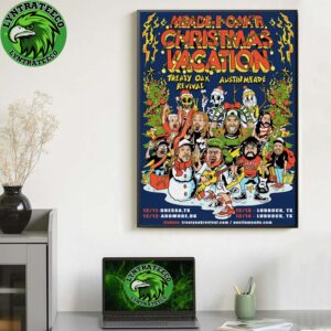 Treaty Oak Revival & Austin Meade For Christmas Vacation In TX And OK On December 11 To 14 2025 Home Decor Poster Canvas