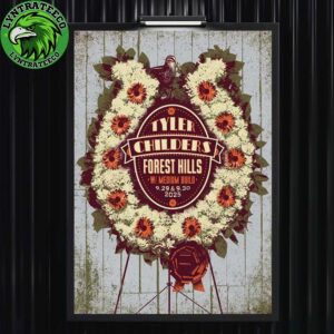 Tyler Childers With Medium Build At Forest Hills Stadium In Forest Hills NY On September 29 And 30 2025 Home Decor Poster Canvas