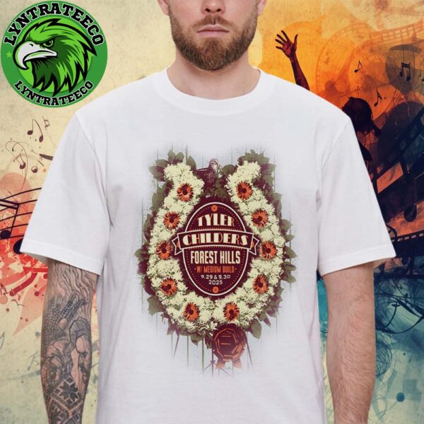 Tyler Childers With Medium Build At Forest Hills Stadium In Forest Hills NY On September 29 And 30 2025 Unisex T-Shirt