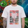 The Wombats Only The Poets Red Rum Club North America Tour Sechdule 2025 Unisex T-Shirt