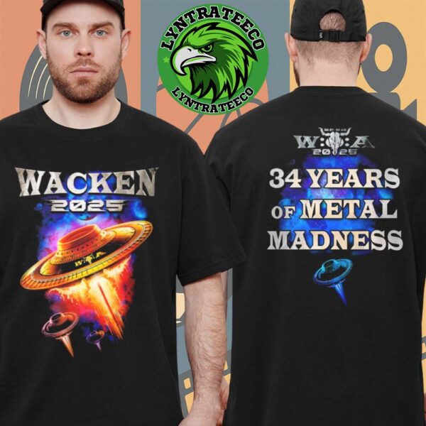 Wacken Open Air For 34 Years Of Metal Madness Merchandise 2025 Unisex T-Shirt