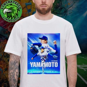 Yoshinobu Yamamoto Of Los Angeles Dogers For MLB World Series On October 2025 Unisex T-Shirt