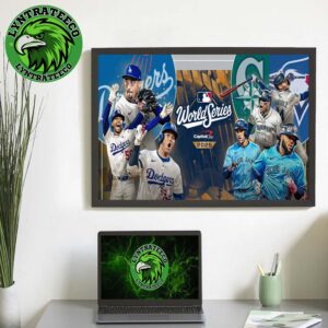 Matchup Battle Seattle Mariners VS Los Angeles Dodgers For MLB World Series 2025 Home Decor Poster Canvas