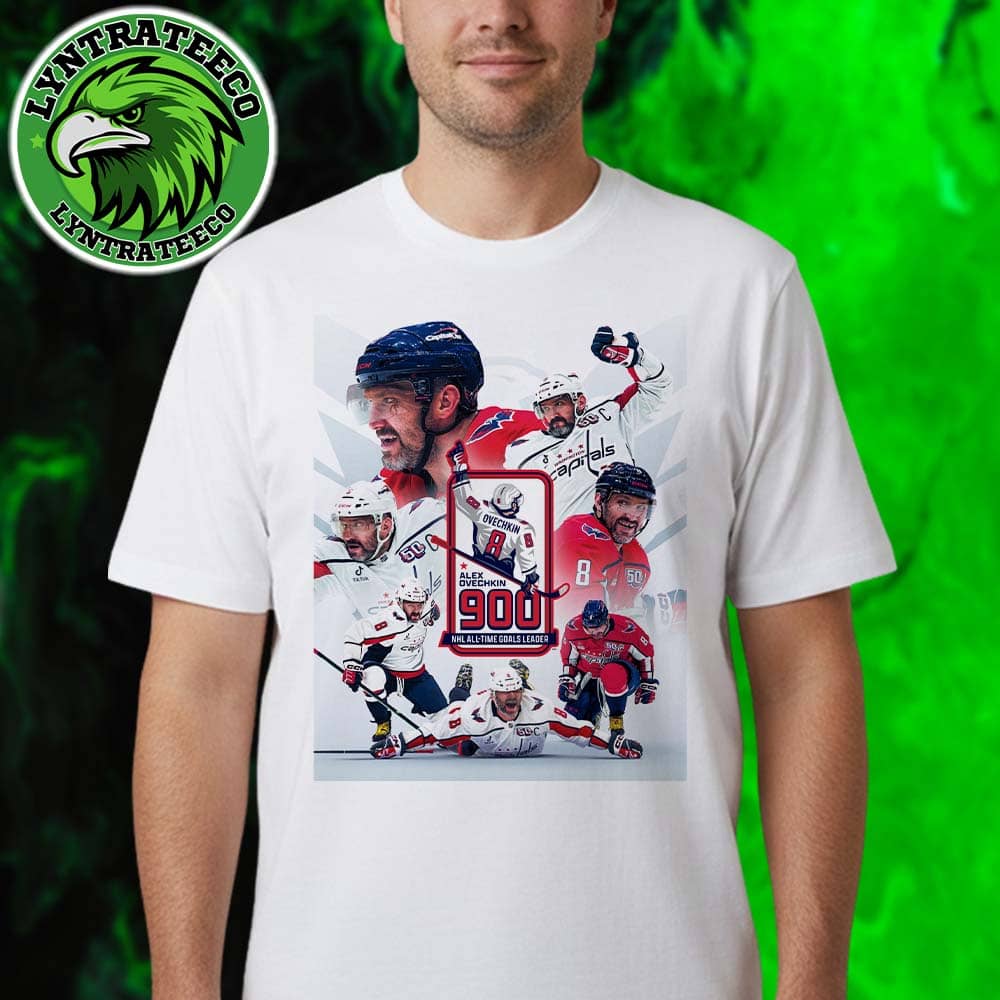 Alexander Ovechkin The First Player To Ever Score 900 NHL All-Time Goals Leader Classic T-Shirt