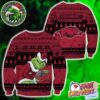 Alabama Crimson Tide NCAA x Grinch Football 2025 Knitted Ugly Christmas Sweater