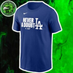 Los Angeles Dodgers x Nike Never A Doubt 2025 World Series Champions Batting Cleanup Classic T-Shirt