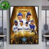 Decoy 2X World Series Champion 2025 Los Angeles Dodgers MLB World Series Champions 2025 Home Decor Poster Canvas