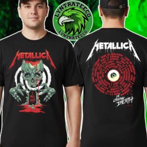 Metallica Creeping Death Merch Tee I Shall Pass Dates List Tour 2025 By Luke Preece Two Sided Print Unisex T-Shirt