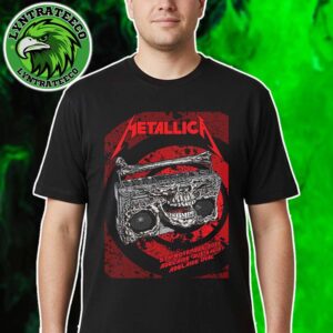 Metallica M72 Adelaide Official Poster By Glenno Smith On November 5th 2025 For Adelaide Australia At Adelaide Oval Unisex T-Shirt