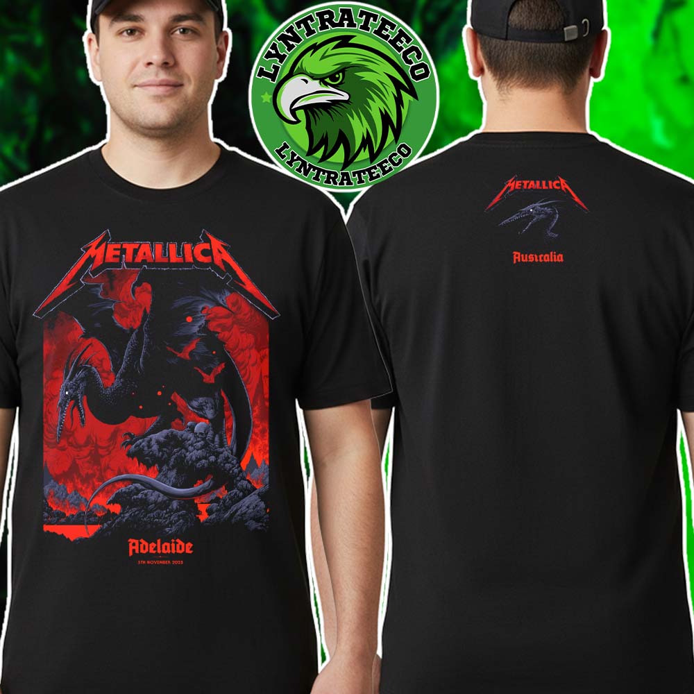 Metallica M72 Adelaide Pop Up Merch Tee On November 5th 2025 For Adelaide Australia At Adelaide Oval Black Classic T-Shirt