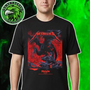 Metallica M72 Adelaide Pop-Up Shop Exclusive Poster For Adelaide Australia At Adelaide Oval On November 5th 2025 By Ken Taylor Unisex T-Shirt
