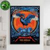 Metallica M72 Adelaide Pop-Up Shop Exclusive Poster For Adelaide Australia At Adelaide Oval On November 5th 2025 By Ken Taylor Home Decor Poster Canvas