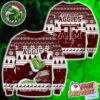 NCAA Tennessee Volunteers x Grinch Football Gift For Fan 2025 Knitted Ugly Christmas Sweater