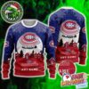 NHL Dallas Stars Hockey Pattern Custome Name And Number 2025 Knitted Ugly Christmas Sweater