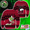 North Carolina Tar Heels Football x Grinch Christmas NCAA Gift 2025 Custom Ugly Christmas Sweater