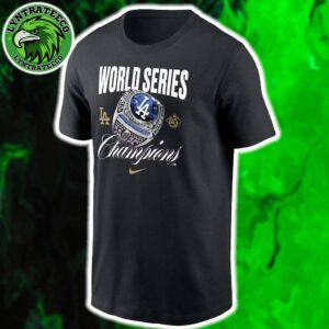 Official Los Angeles Dodgers x Nike Ring 2025 World Series Champions  Unisex T-Shirt