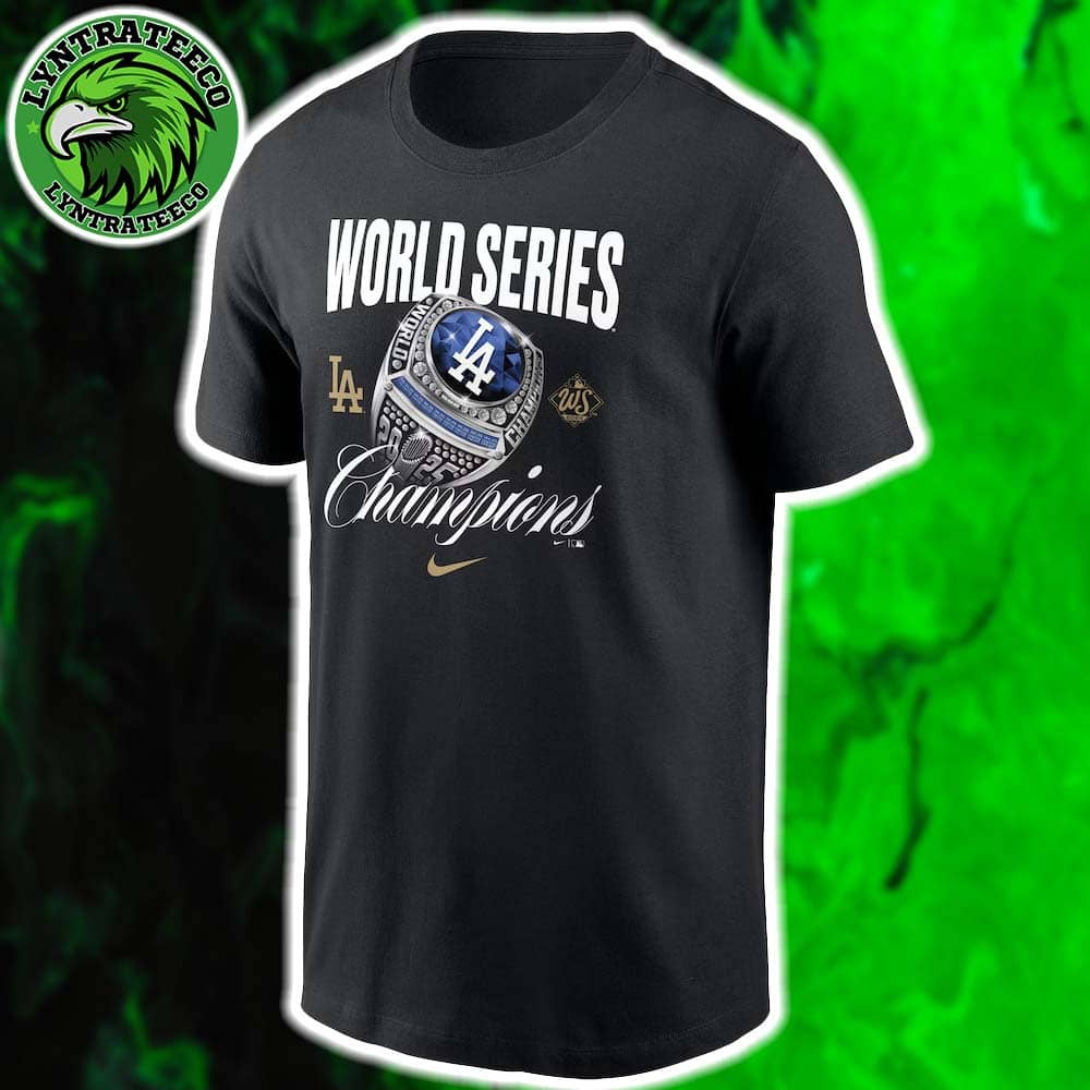 Official Los Angeles Dodgers x Nike Ring 2025 World Series Champions  Unisex T-Shirt