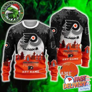 Philadelphia Flyers Christmas Gift NHL 2025 Custom Ugly Hockey Christmas Sweater