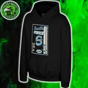 Seattle Torrent Stadium Essentials Jumbo Team PWHL 2025 Hoodie T-Shirt